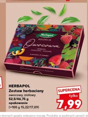 Zestaw herbaciany owocowy ziołowy Herbapol Owocowa Kolekcja