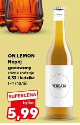 Napój gazowany On Lemon Yerbata