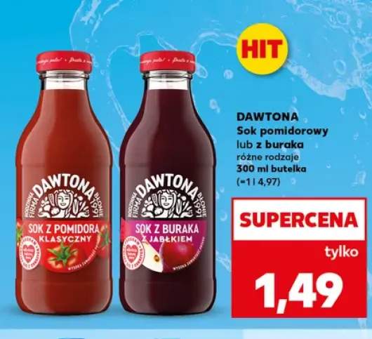 Sok pomidorowy Dawtona +1 wariant