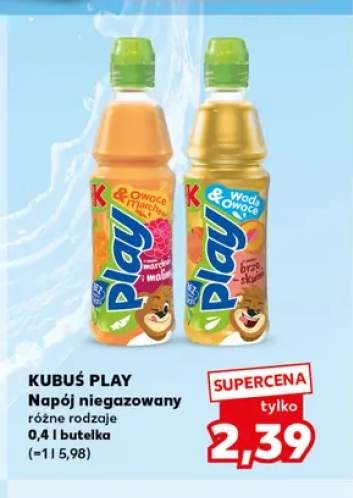 Napój niegazowany Kubuś Play marchew malina +1 wariant