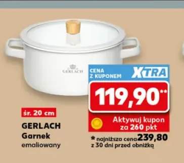 Garnek emaliowany Gerlach śr. 20 cm