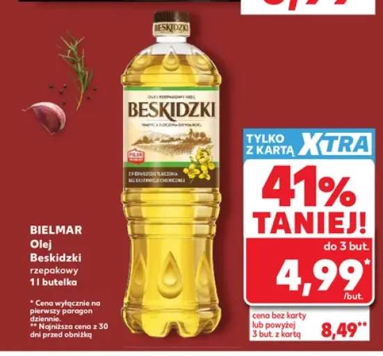 Olej rzepakowy Beskidzki Bielmar