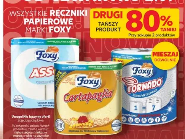 Ręcznik papierowy Foxy Asso +3 warianty