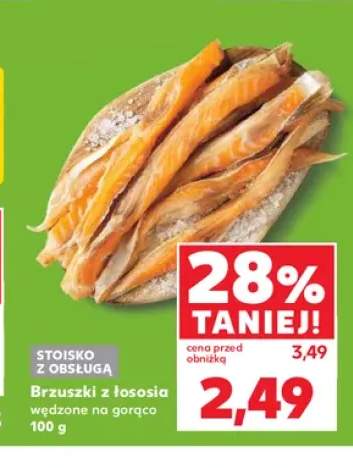 Brzuszki z łososia wędzone na gorąco