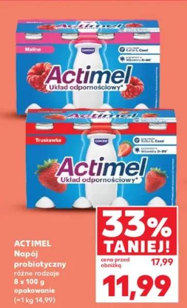 Napój probiotyczny Actimel 8-pak