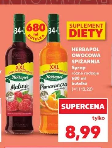 Syrop Herbapol Owocowa Spiżarnia Malina +1 wariant