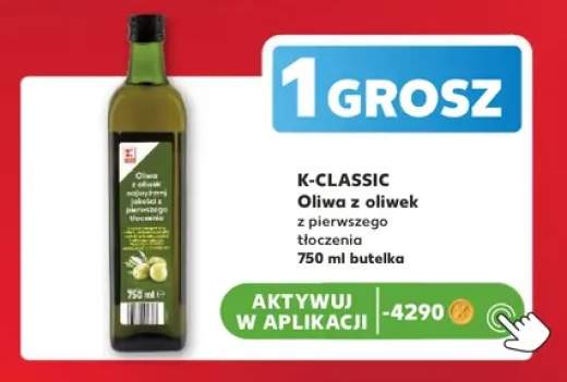 Oliwa z oliwek K-Classic z pierwszego tłoczenia