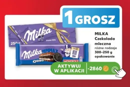 Czekolada mleczna Milka Alpine Milk +1 wariant