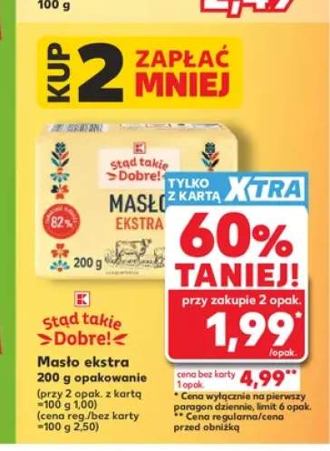 Masło ekstra Stąd takie Dobre!