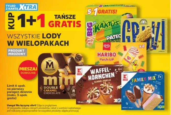 Lody Haribo Push Up +5 wariantów