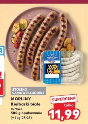 Kiełbaski białe surowe Morliny