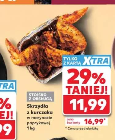 Skrzydła z kurczaka w marynacie paprykowej
