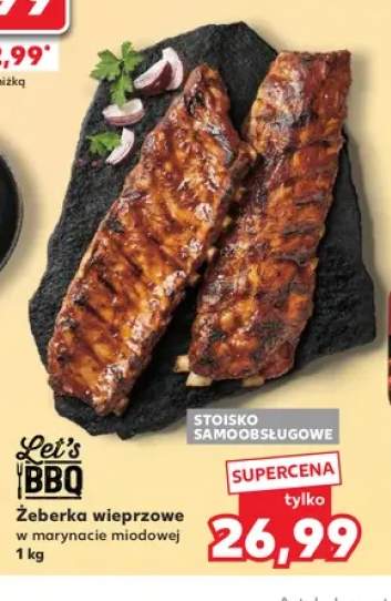 Żeberka wieprzowe w marynacie miodowej Let's BBQ