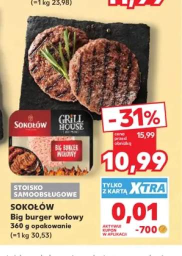 Big burger wołowy Sokołów