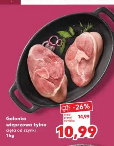 Golonka wieprzowa tylna cięta od szynki