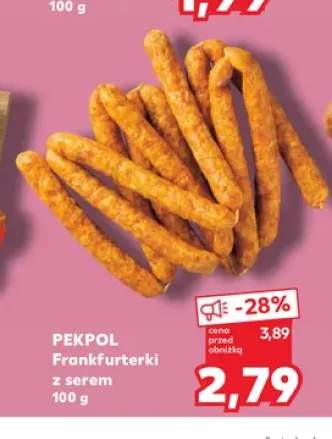 Frankfurterki z serem Pekpol