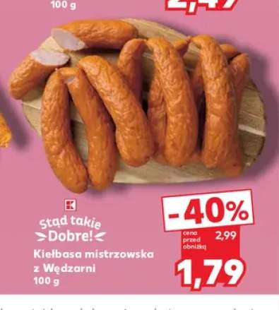 Kiełbasa mistrzowska z Wędzarni Stąd takie Dobre!
