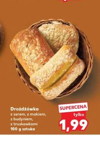 Drożdżówka z serem +3 warianty