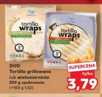 Tortilla grillowana Dijo +1 wariant