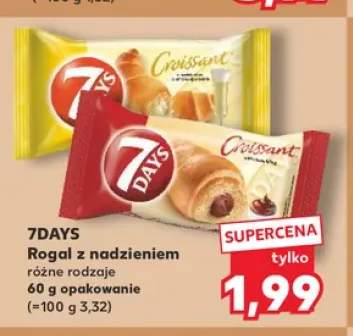 Rogal z nadzieniem kakaowym 7Days +1 wariant
