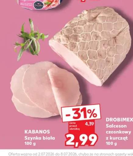 Szynka biała Kabanos