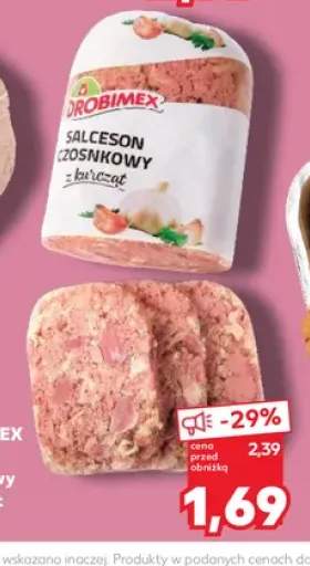 Salceson czosnkowy z kurcząt Drobimex