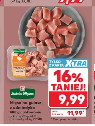 Mięso na gulasz z uda indyka Stoisko Mięsne