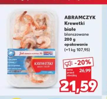 Krewetki białe blanszowane Abramczyk