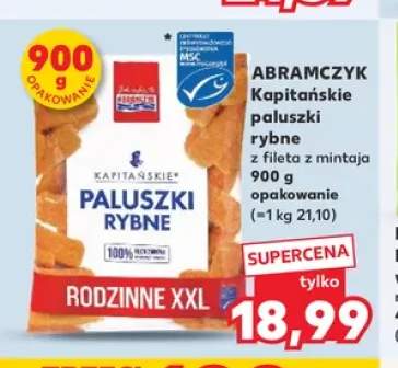 Kapitańskie paluszki rybne z fileta z mintaja Abramczyk