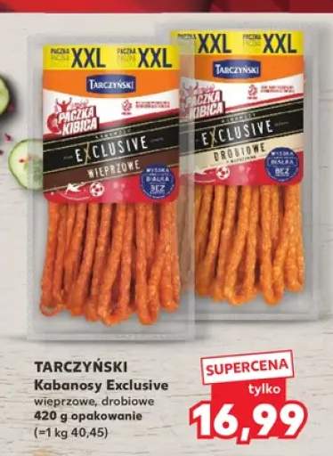 Kabanosy Exclusive Tarczyński Wieprzowe +1 wariant
