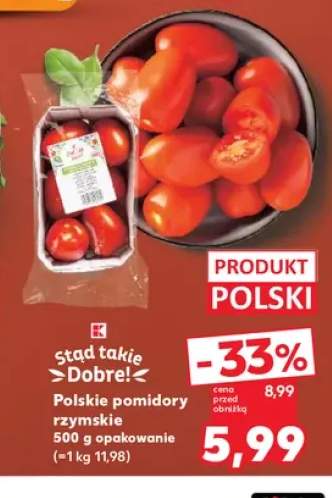 Polskie pomidory rzymskie Stąd takie Dobre!