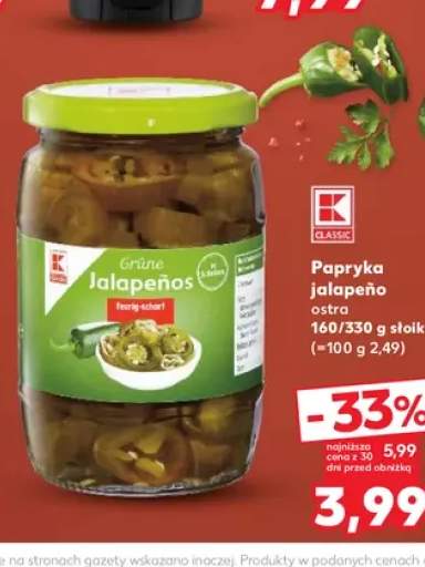 Papryka jalapeño Classic ostra