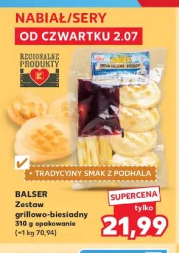 Ser wędzony Zestaw grillowo-biesiadny Balser