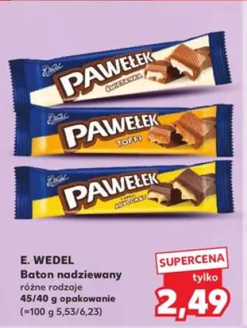 Baton nadziewany E. Wedel Pawełek Śmietanka +2 warianty