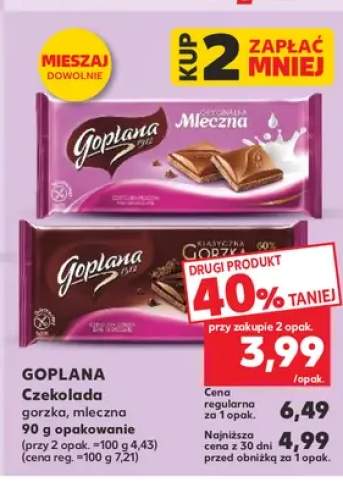 Czekolada Goplana Klasyczna Gorzka 60% +1 wariant