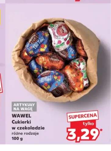 Cukierki w czekoladzie Wawel na wagę