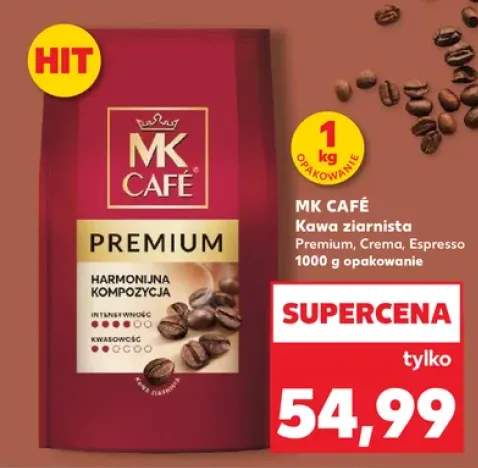Kawa ziarnista MK Café Crema +2 warianty