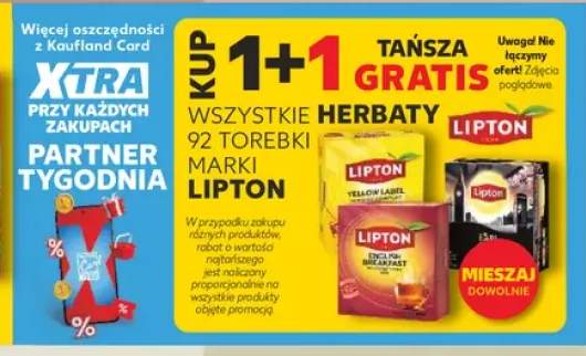 Herbaty 92 torebki marki Lipton +2 warianty