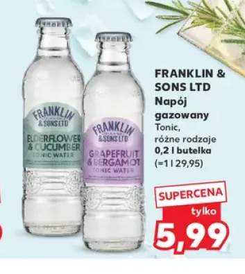 Napój gazowany Franklin & Sons Ltd Grapefruit & Bergamot Tonic Water +1 wariant