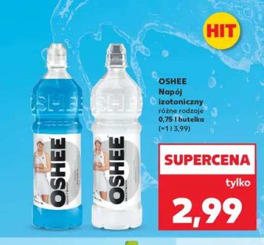 Napój izotoniczny Oshee Lemon +1 wariant