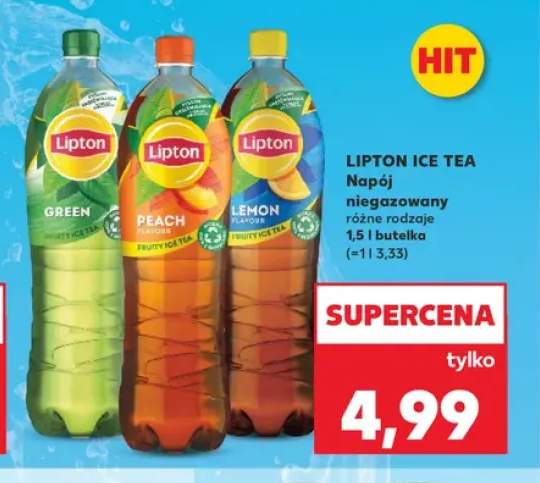 Napój niegazowany Lipton Ice Tea Green Tea +2 warianty