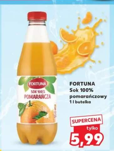 Sok 100% pomarańczowy Fortuna