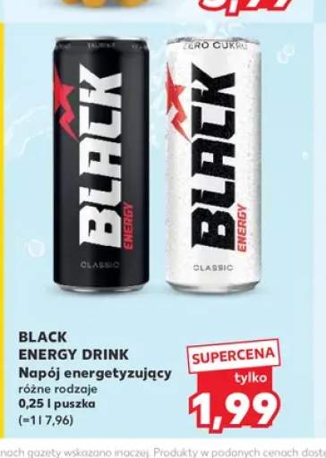 Napój energetyzujący Black Classic +1 wariant