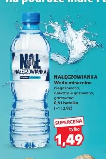Woda mineralna niegazowana Nałęczowianka +2 warianty