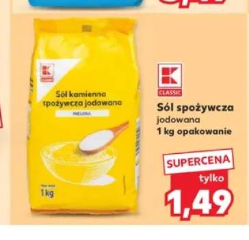 Sól spożywcza jodowana K-Classic