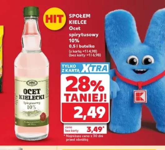 Ocet spirytusowy 10% Społem Kielce