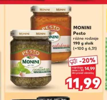 Pesto Genovese Monini +1 wariant