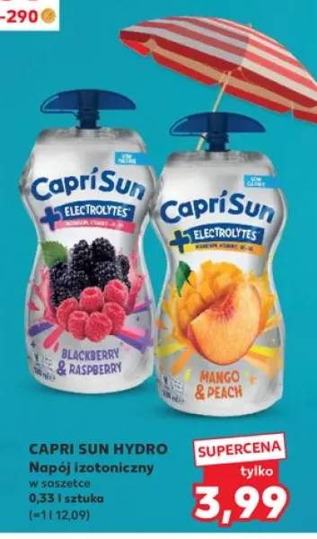 Napój izotoniczny Capri Sun Hydro Blackberry & Raspberry +1 wariant