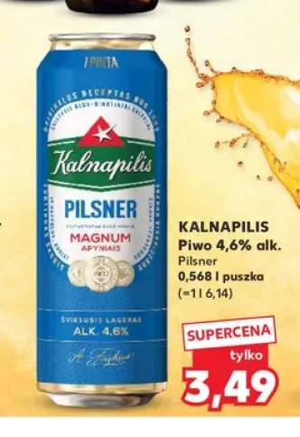 Piwo Kalnapilis Pilsner