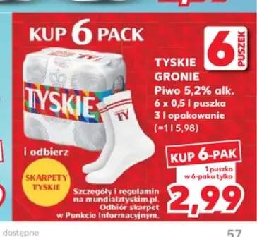 Piwo Tyskie Gronie 6-pak